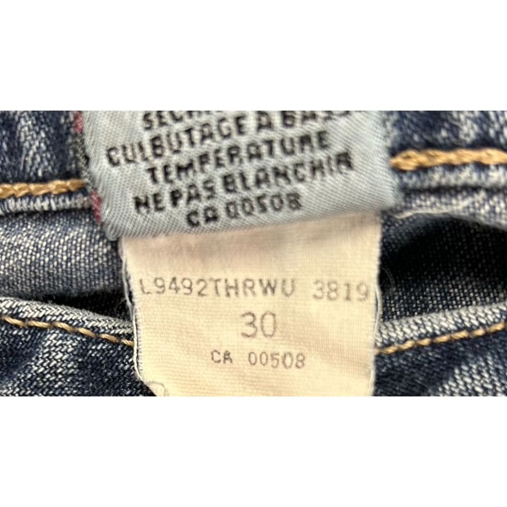 Silver Cropped Capri Jeans Womens Size 30 Blue Denim Low Rise Classic Stretch - Picture 9 of 15